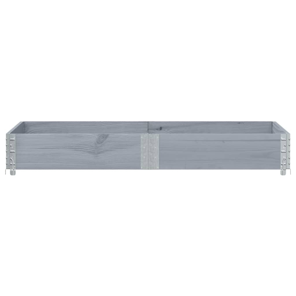 Kuormalavan Reunus Harmaa 150X50 Cm Täysi Mänty
