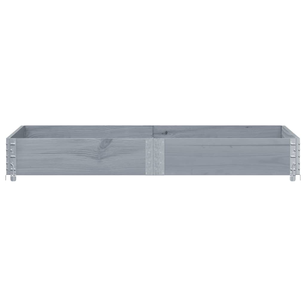Kuormalavan Reunus Harmaa 150X100 Cm Täysi Mänty