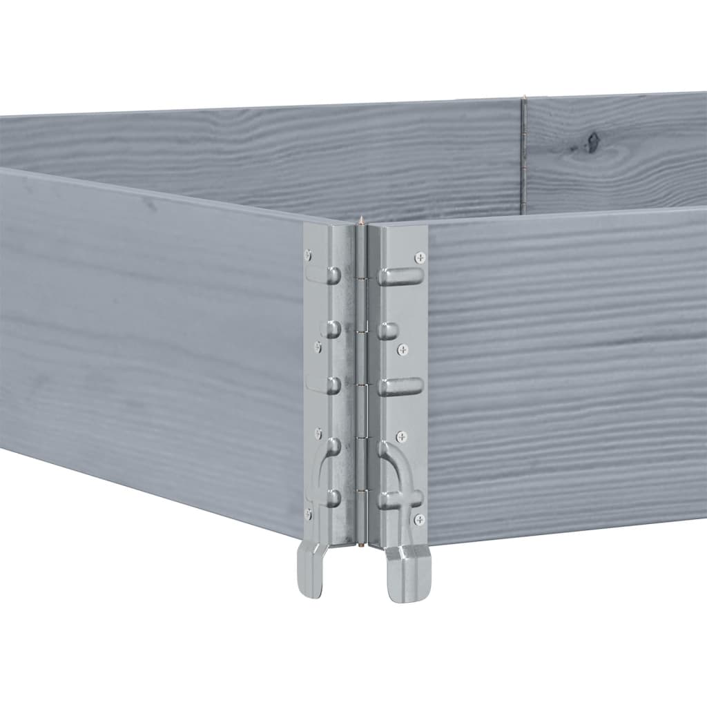 Kuormalavan Reunus Harmaa 150X100 Cm Täysi Mänty