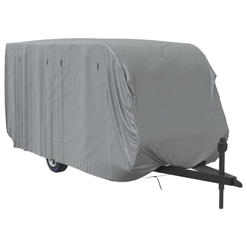 Asuntovaunun Päällinen Harmaa 550X250X220 Cm Kuitukangas