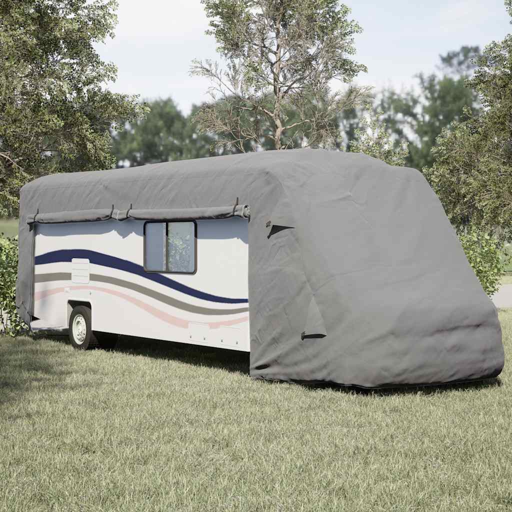 Asuntoauton Päälliset Harmaa 870X235X275 Cm Kuitukangas