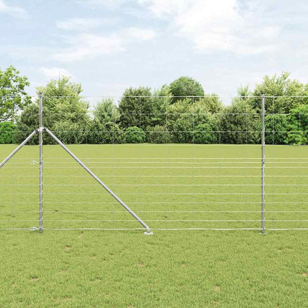Hitsattu Metalliverkkoaita Betoni-Juurella Hopea