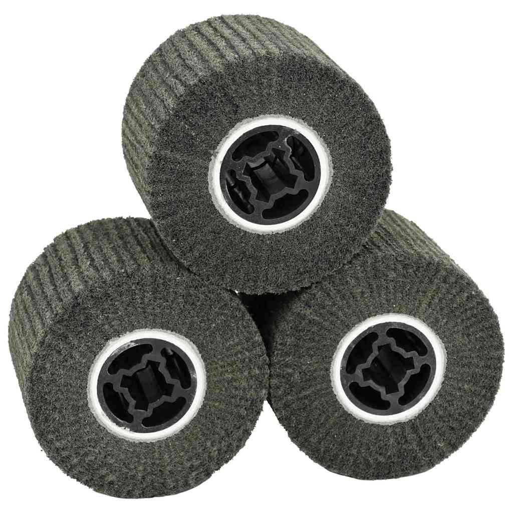 Hiontarullat 3 Pcs Musta 12 X 12 X 10 Cm Synteettinen Kuitu