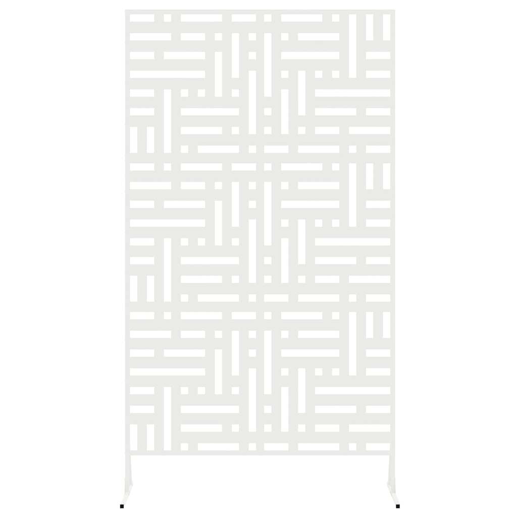 Yksityisyysnäyttö 100 X 50 X 180 Cm Teräs Valkoinen