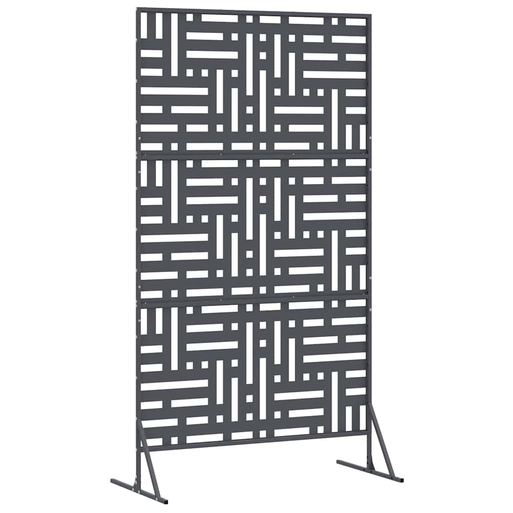 Yksityisyysnäyttö 100 X 50 X 180 Cm Teräs Antrasiitti