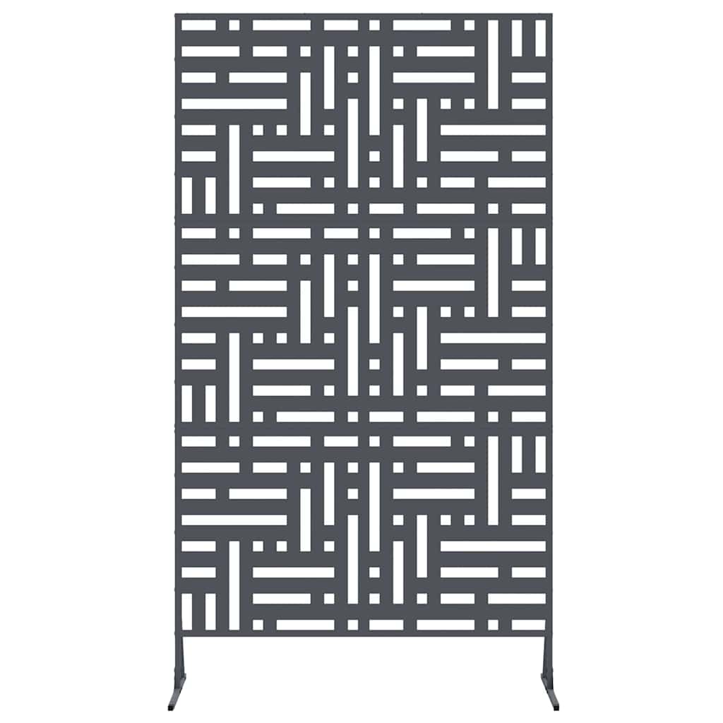 Yksityisyysnäyttö 100 X 50 X 180 Cm Teräs Antrasiitti
