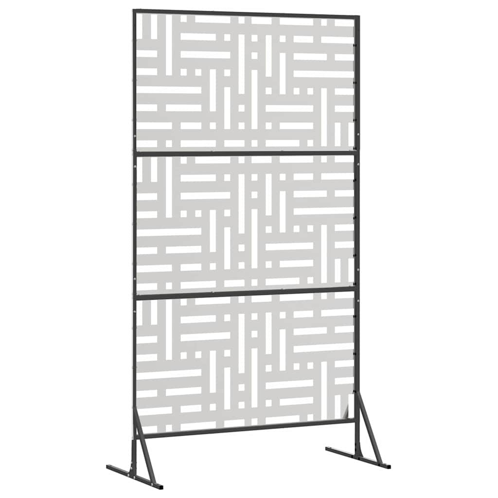 Yksityisyysnäyttö 100 X 50 X 180 Cm Ruostumaton Teräs Hopea