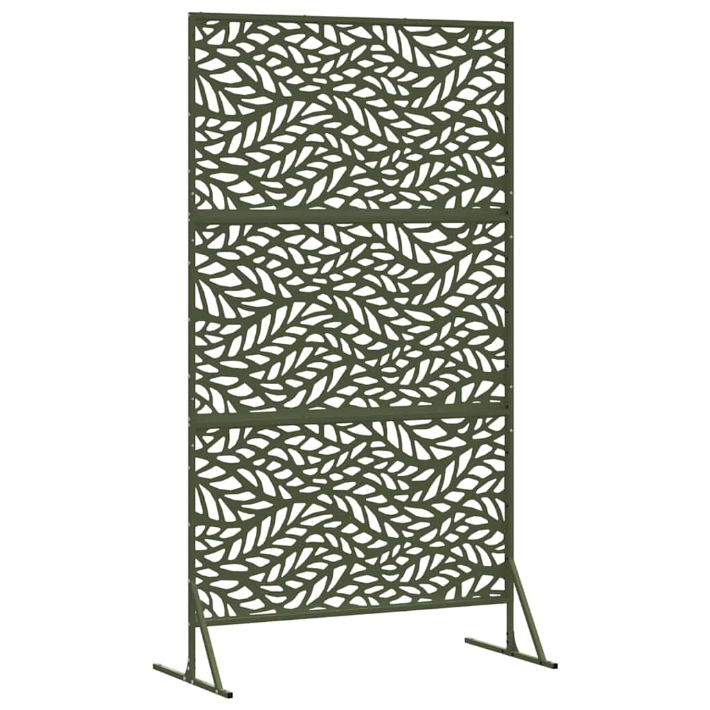 Yksityisyysnäyttö 100 X 50 X 180 Cm Teräs Oliivinvihreä