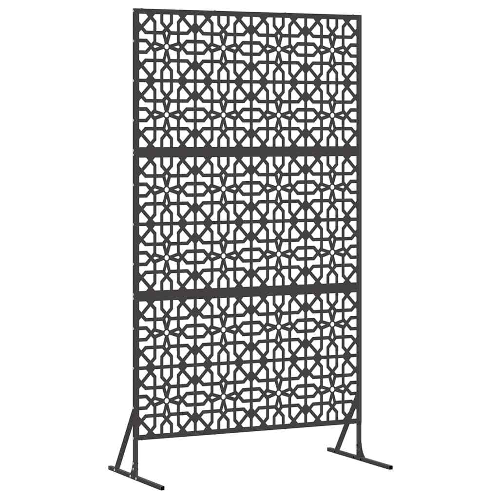 Yksityisyysnäyttö 100 X 50 X 180 Cm Teräs Musta