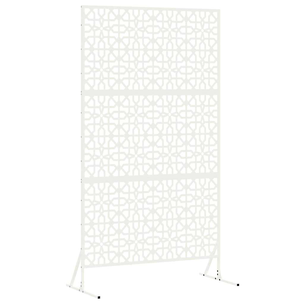 Yksityisyysnäyttö 100 X 50 X 180 Cm Teräs Valkoinen