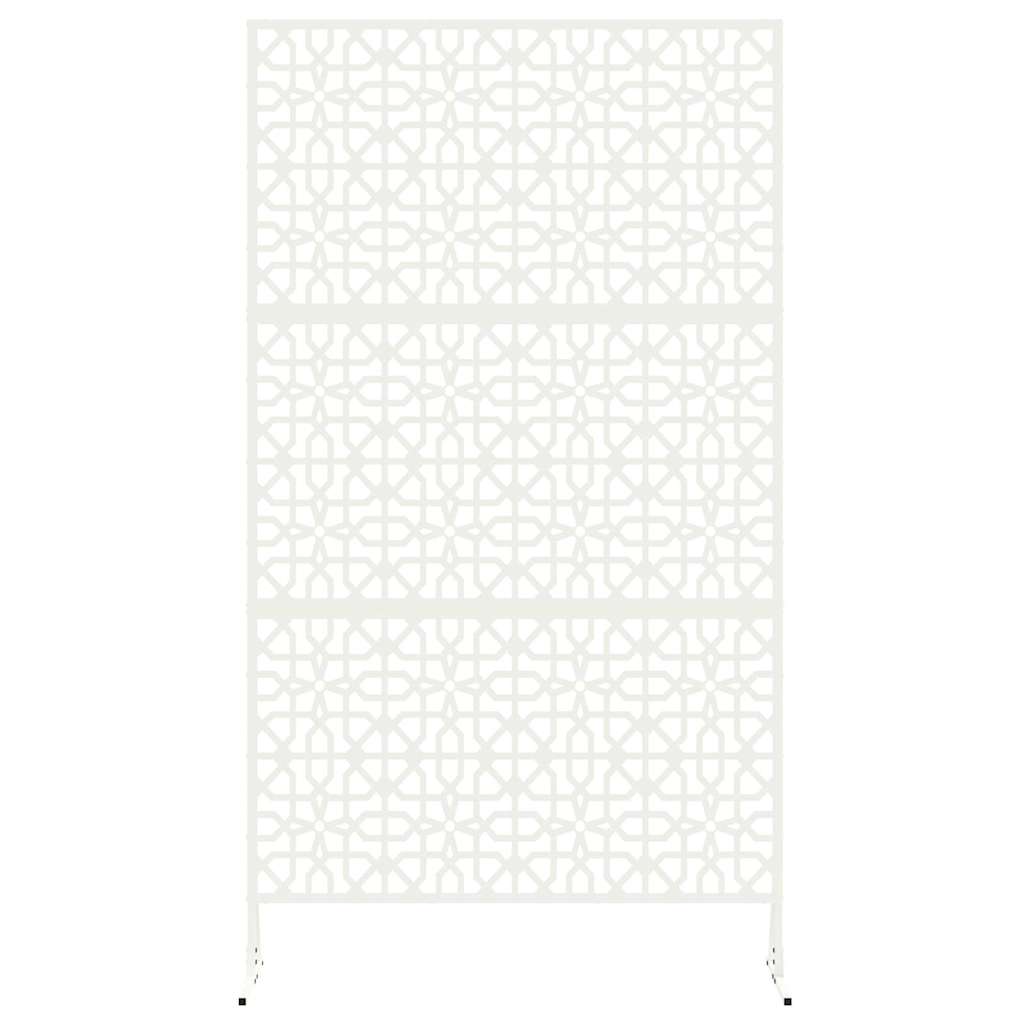 Yksityisyysnäyttö 100 X 50 X 180 Cm Teräs Valkoinen