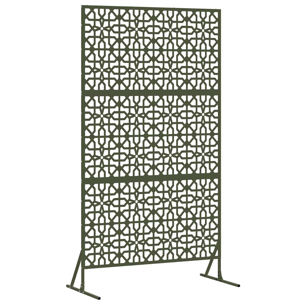 Yksityisyysnäyttö 100 X 50 X 180 Cm Teräs Oliivinvihreä