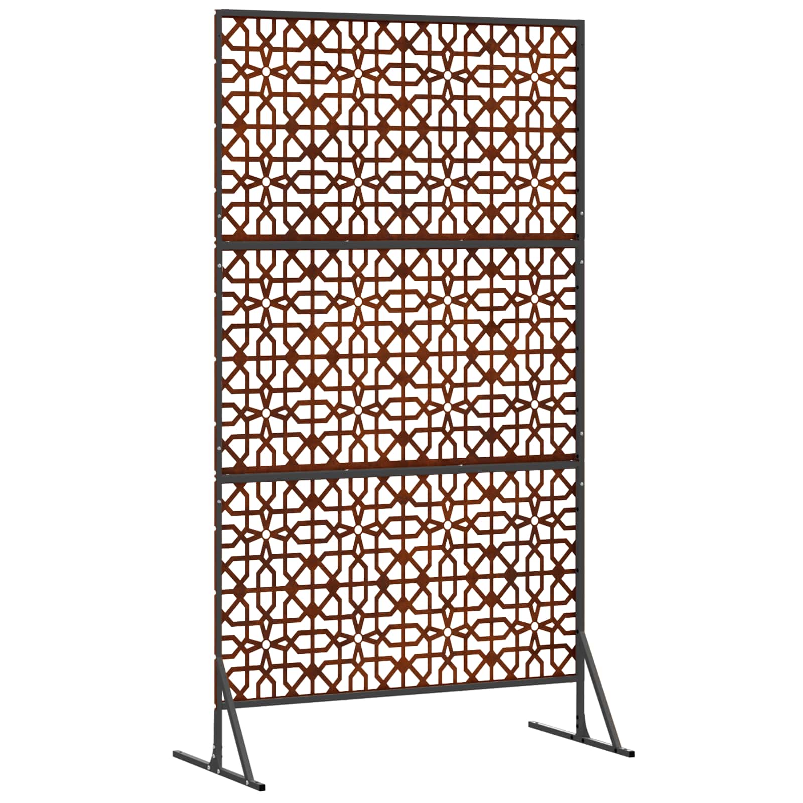 Yksityisyysnäyttö 100 X 50 X 180 Cm Säänkestävä Teräs