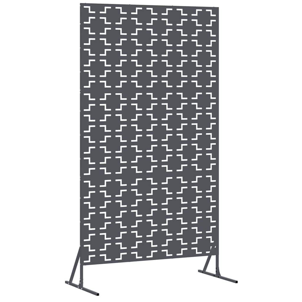 Yksityisyysnäyttö 100 X 50 X 180 Cm Teräs Antrasiitti