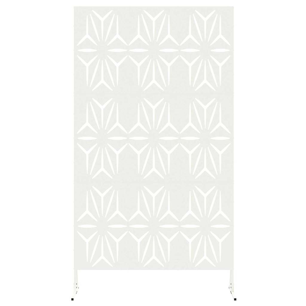Yksityisyysnäyttö 100 X 50 X 180 Cm Teräs Valkoinen