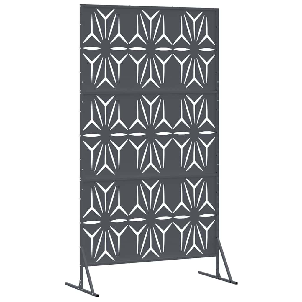 Yksityisyysnäyttö 100 X 50 X 180 Cm Teräs Antrasiitti