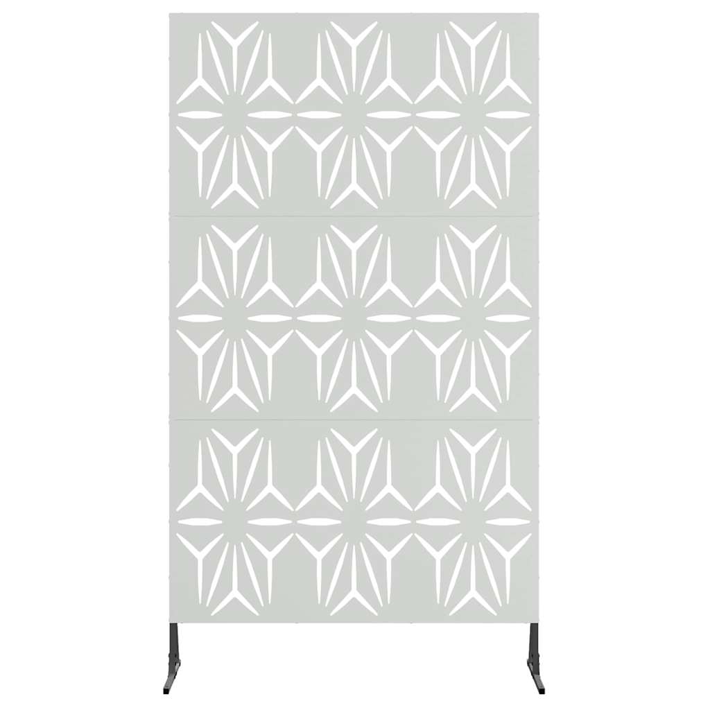 Yksityisyysnäyttö 100 X 50 X 180 Cm Galvanoitu Teräs Hopea