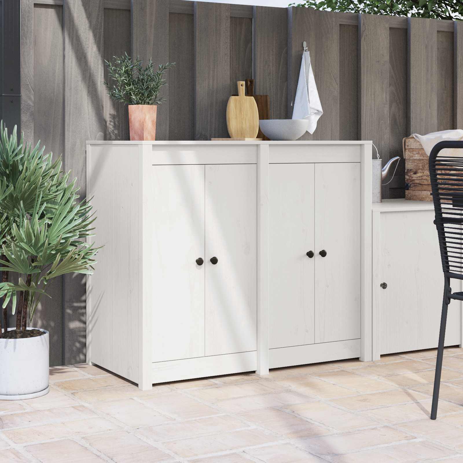 Keittiön Ovi Meppel 2 Kpl Ruskea 50 X 9 X 82 Cm