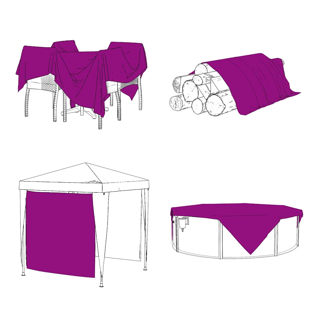 Kirkas Pressu Rengaskaihtimilla 2X2 M Polyeteeni