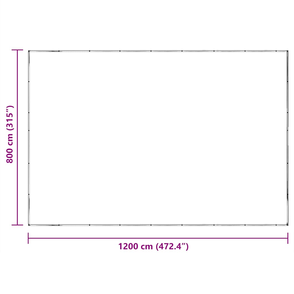 Kirkas Suojapeite Silmukoilla 8X12 M Polyeteeniä