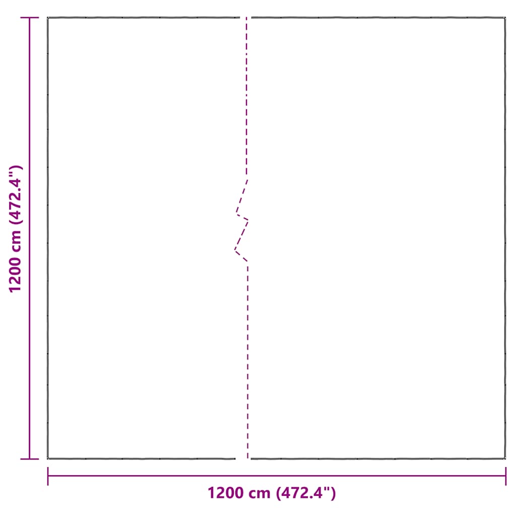 Kirkas Suojapeite Silmukoilla 12X12 M Polyeteeniä