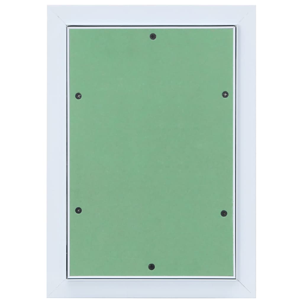 Access Panel Vihreä Ja Hopea 25 X 35 Cm Alumiini Ja Kipsilevy