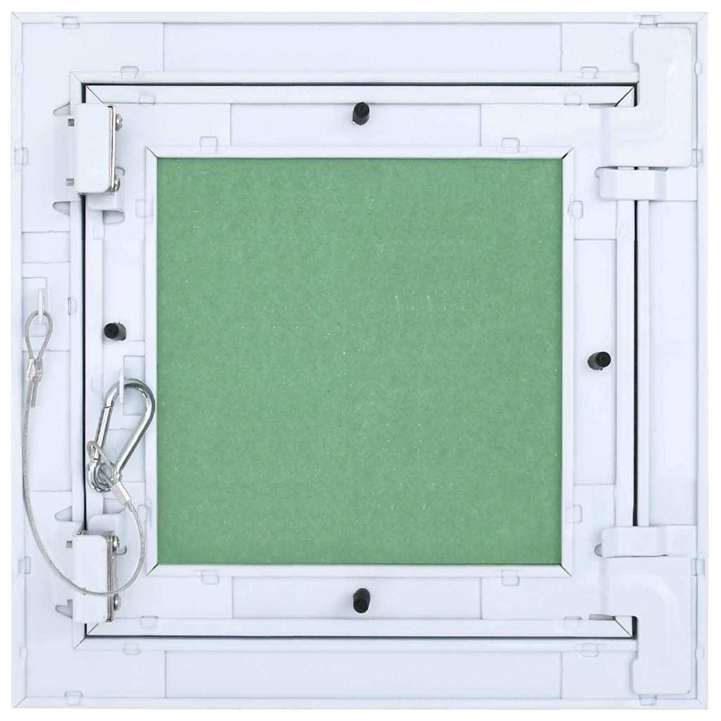 Access Panel Vihreä Ja Hopea 30 X 30 Cm Alumiini Ja Kipsilevy