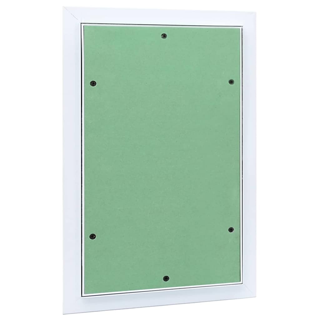 Access Panel Vihreä Ja Hopea 35 X 45 Cm Alumiini Ja Kipsilevy
