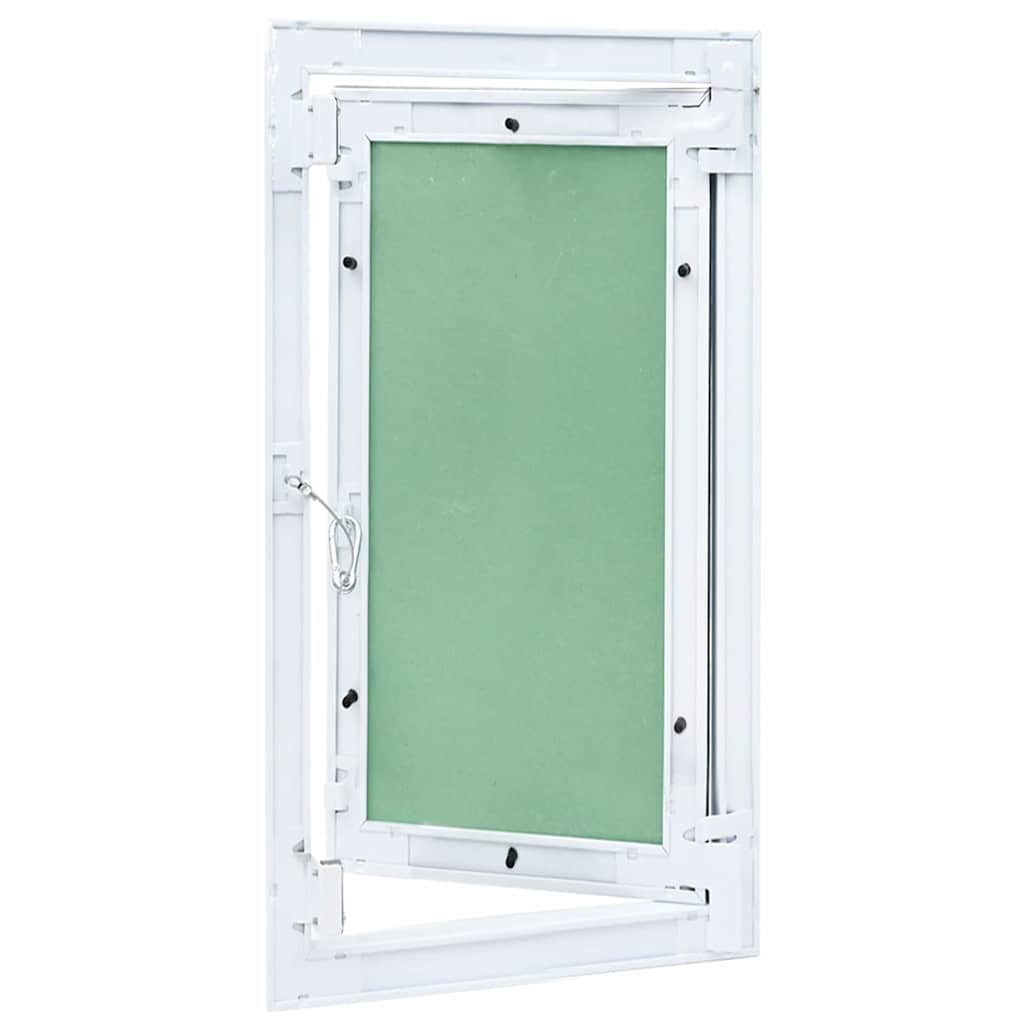 Access Panel Vihreä Ja Hopea 35 X 55 Cm Alumiini Ja Kipsilevy