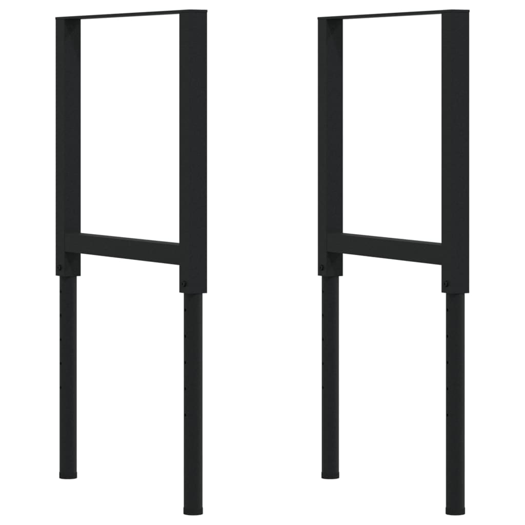 Työpenkki 100X60X(73-99,5) Cm Täysi Tammi Suorakaide