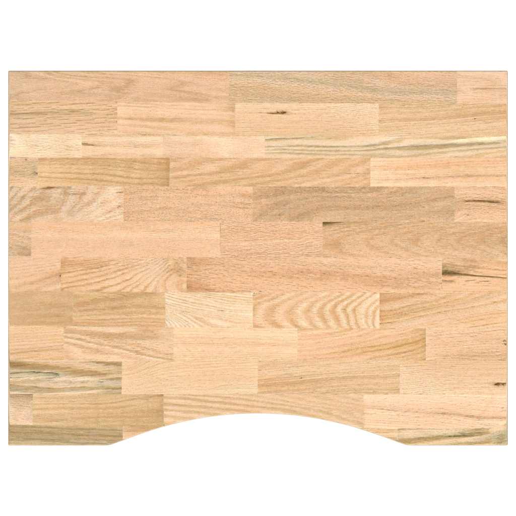 Työpöytä 80X60X(71,5-98) Cm Massiivipuutammea