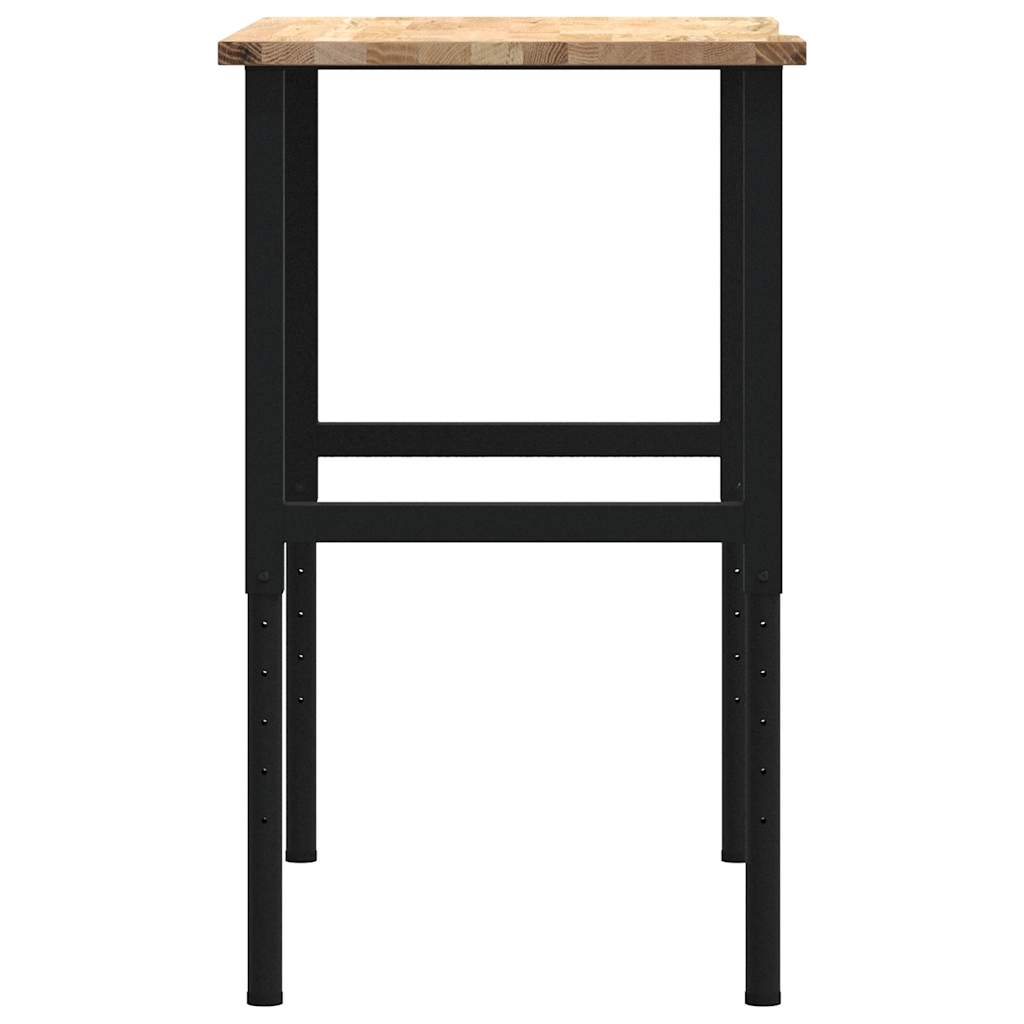 Työpenkki 100X60X(71,5-98) Cm Täysi Tammi