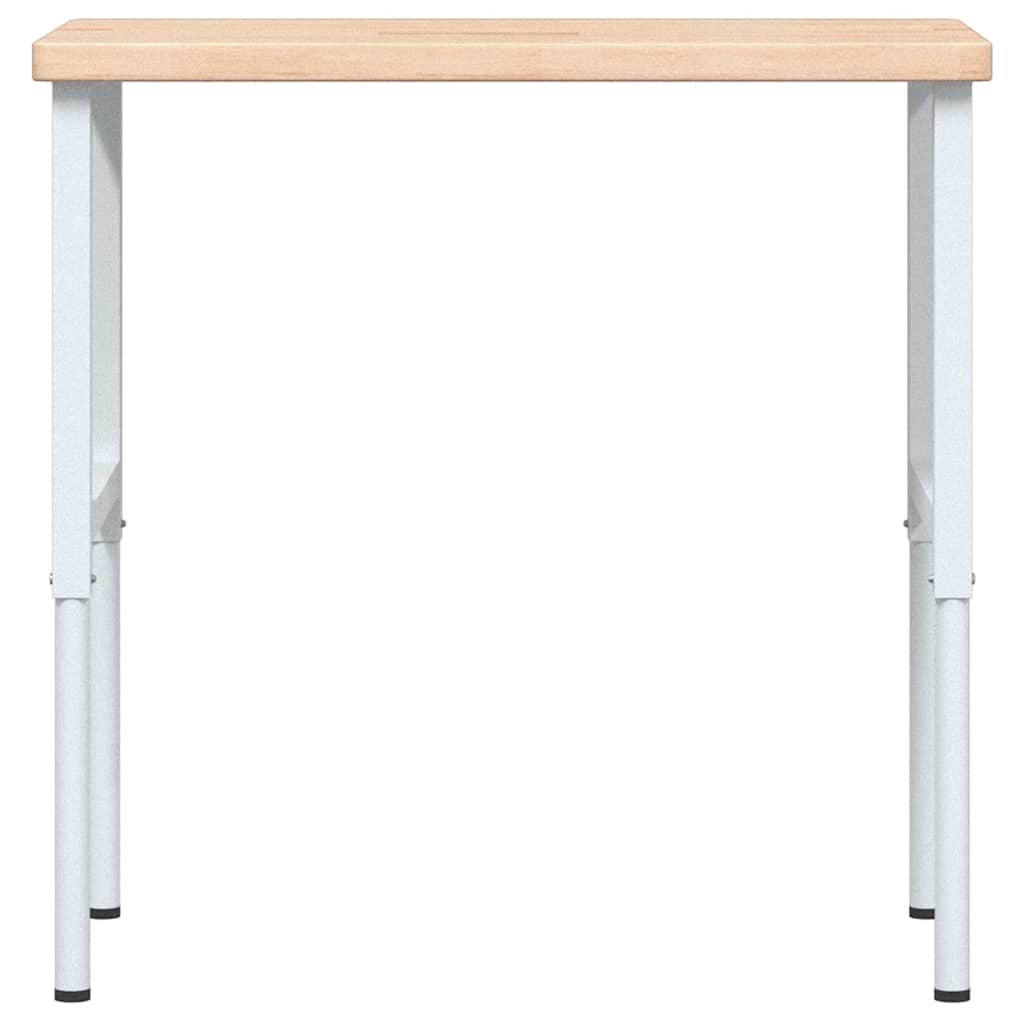 Työpenkki 100X60X(73-99,5) Cm Täysi Tammi Suorakaide