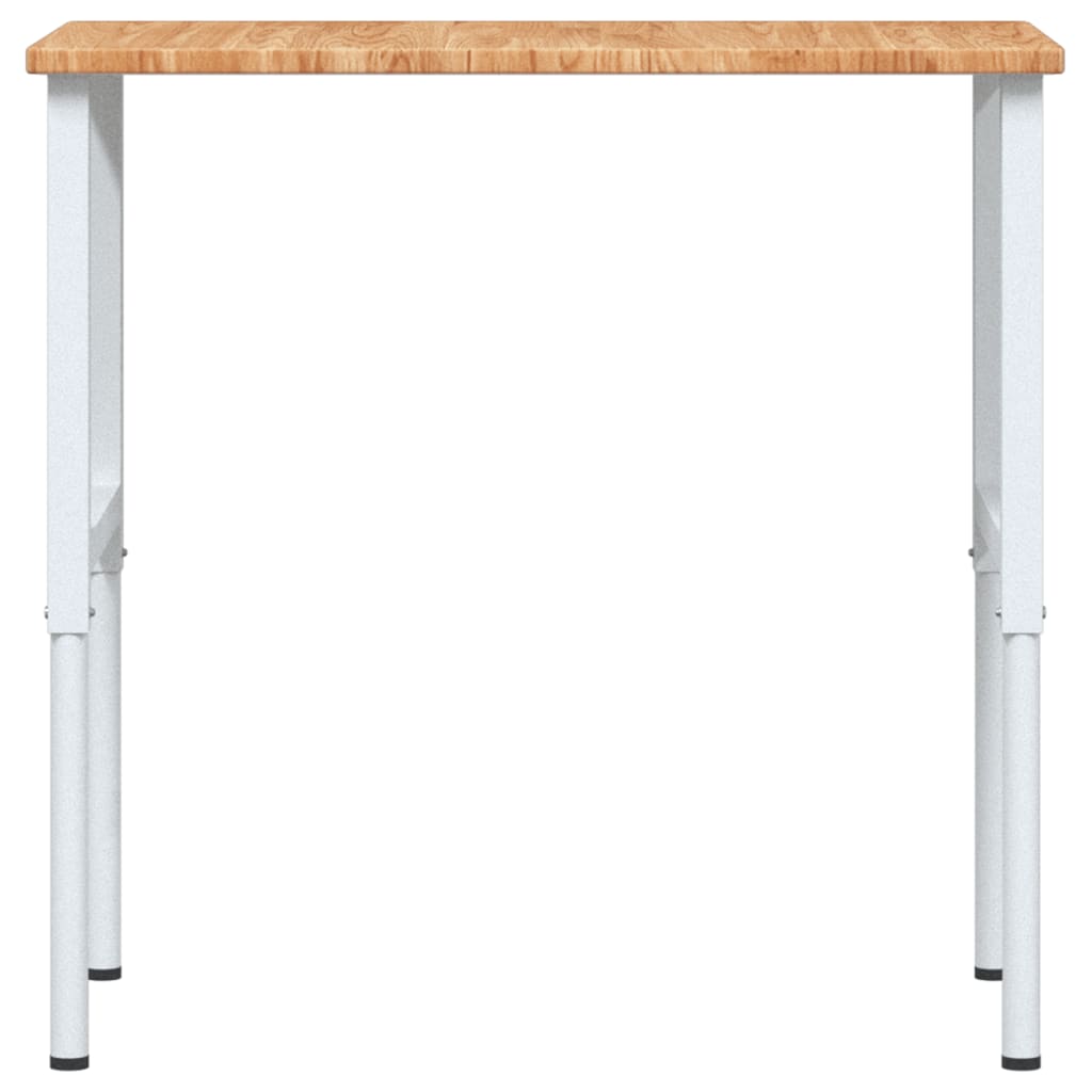 Työpenkki V.ruskea 100X60X(71,5-98) Cm Täysi Tammi Suorakaide