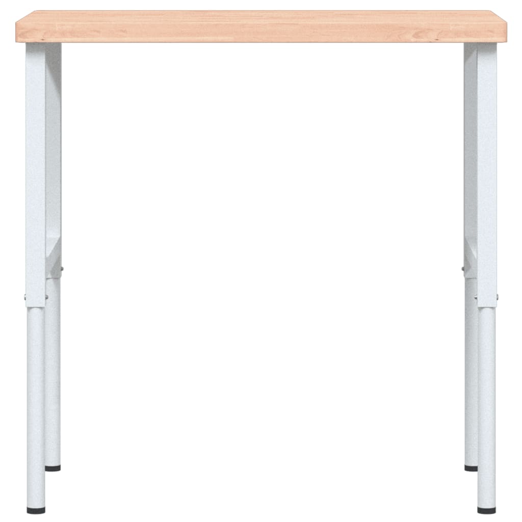 Työpenkki 100X60X(73-99,5) Cm Täysi Pyökki Suorakaide