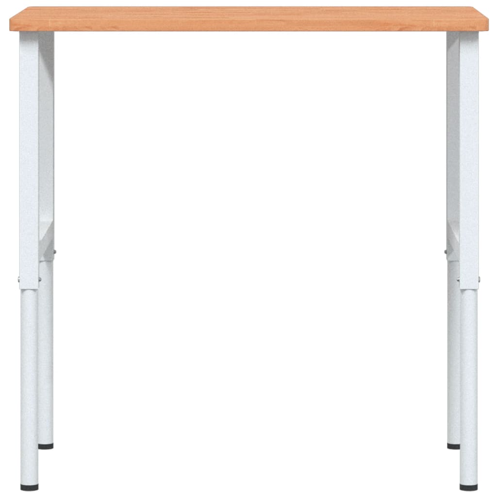 Työpenkki 100X60X(71,5-98) Cm Täysi Pyökki Suorakaide