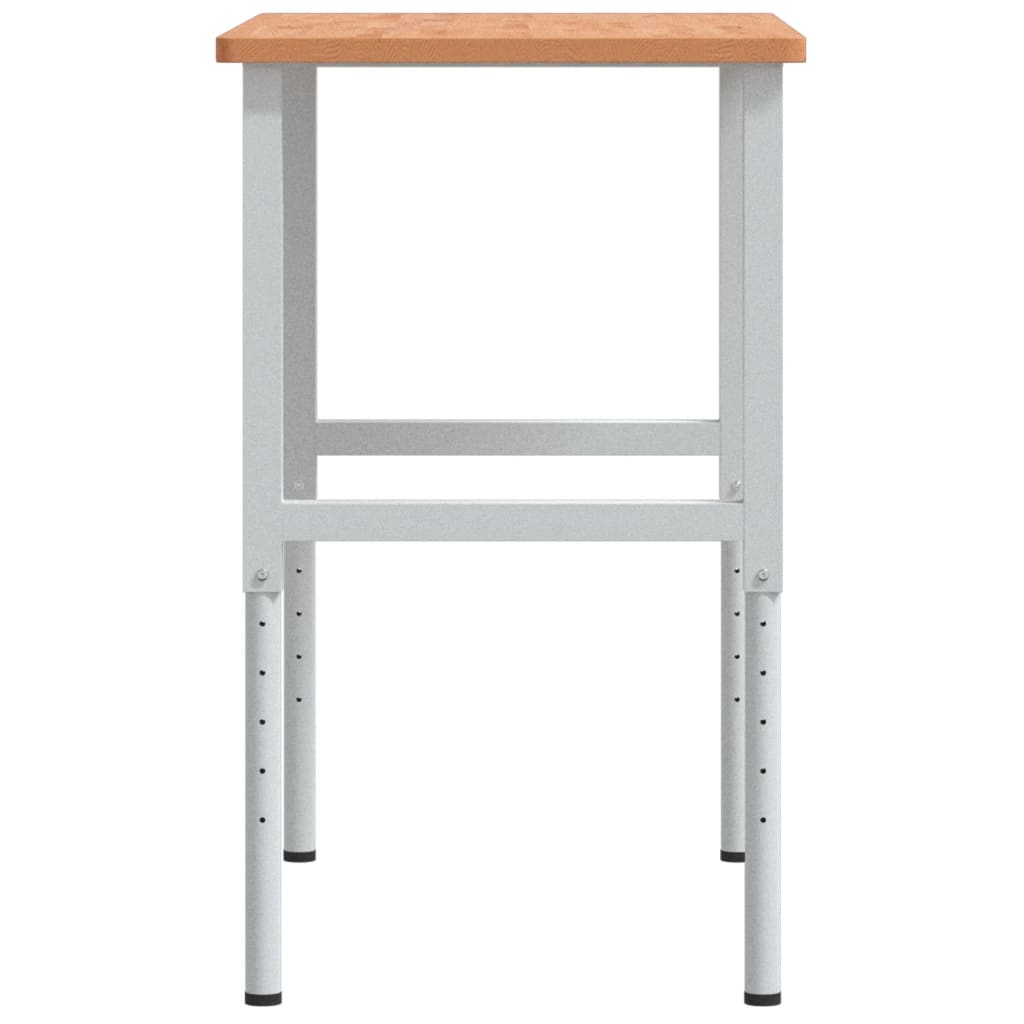 Työpenkki 100X60X(71,5-98) Cm Täysi Pyökki Suorakaide