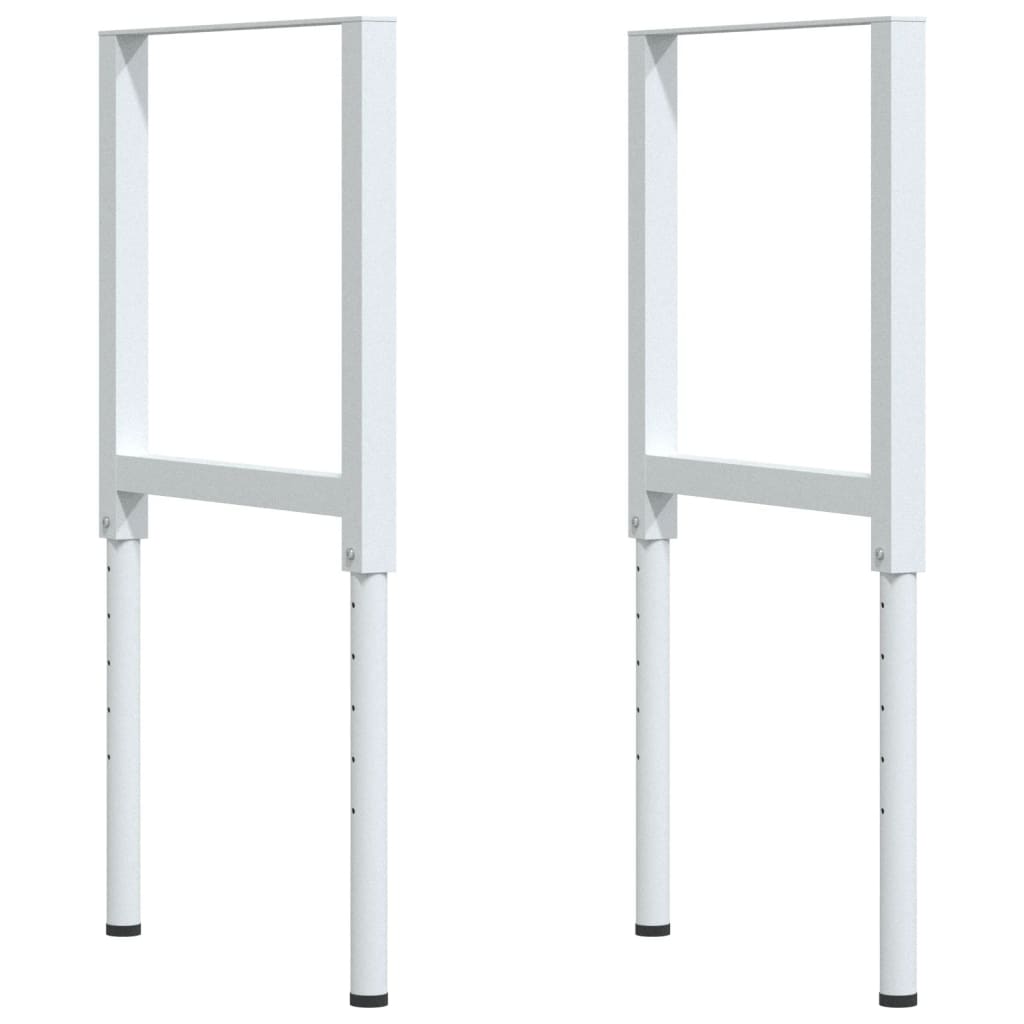 Työpenkki 100X60X(73-99,5) Cm Täysi Akasiapuu Suorakaide