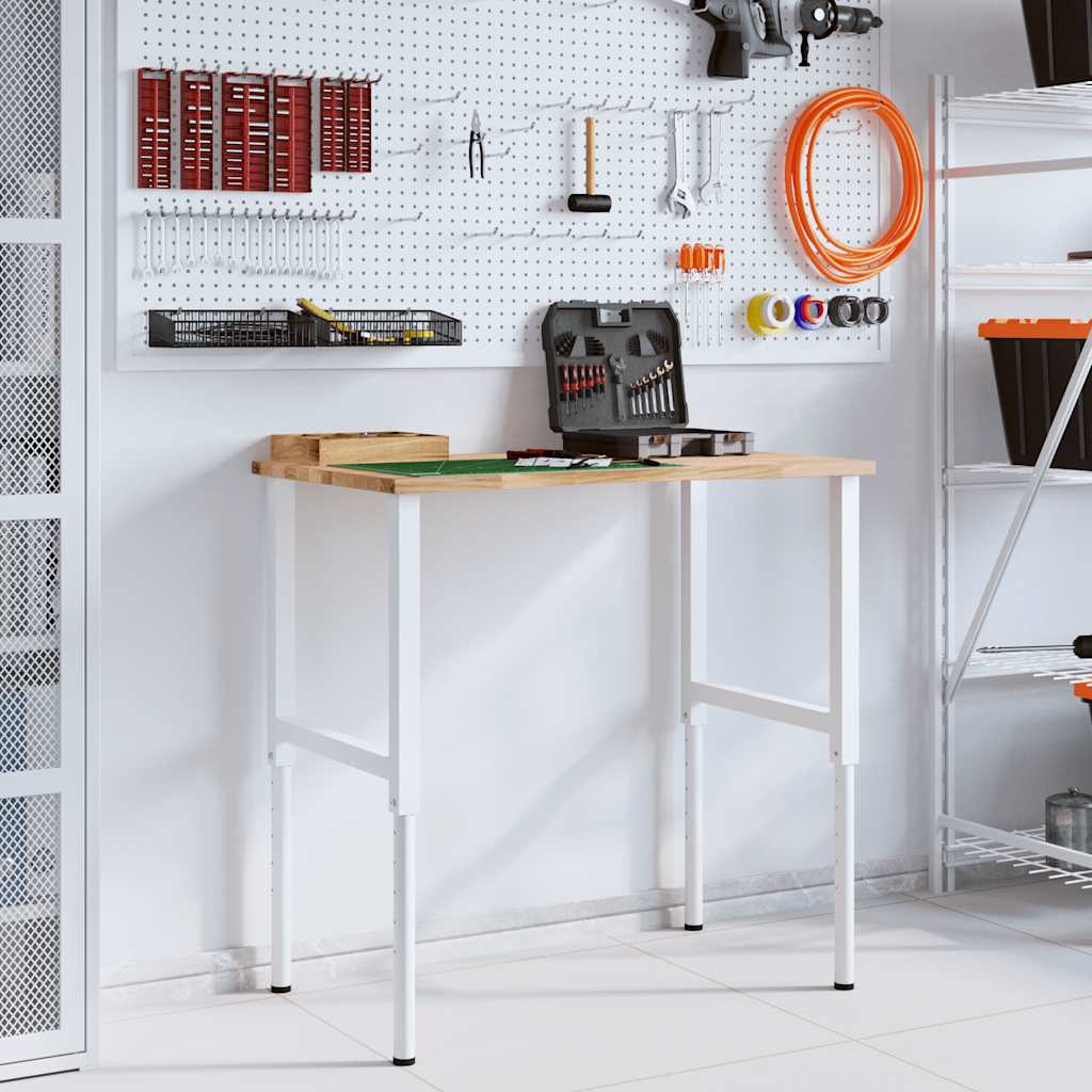 Työpenkki 100X60X(71,5-98) Cm Täysi Tammi