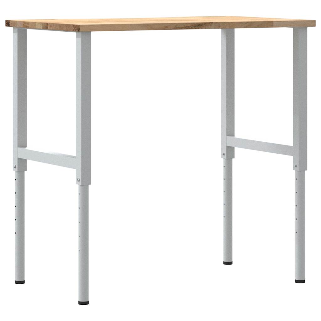 Työpenkki 100X60X(71,5-98) Cm Täysi Tammi