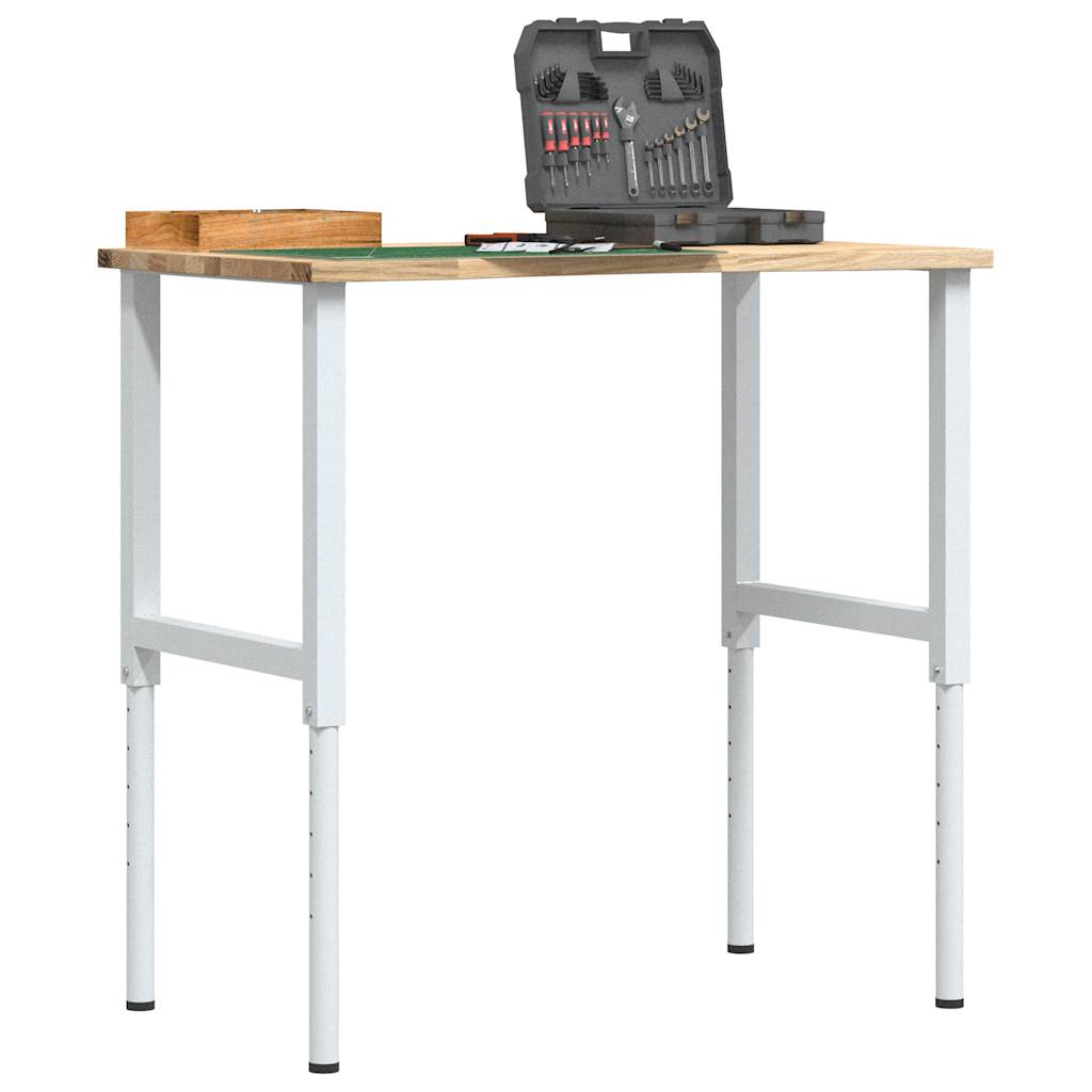 Työpenkki 100X60X(71,5-98) Cm Täysi Tammi