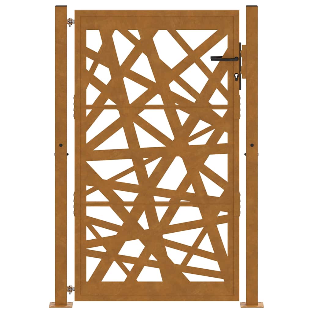 Puutarhan Portti 100X150 Cm Säänkestävä Teräs Valodesign