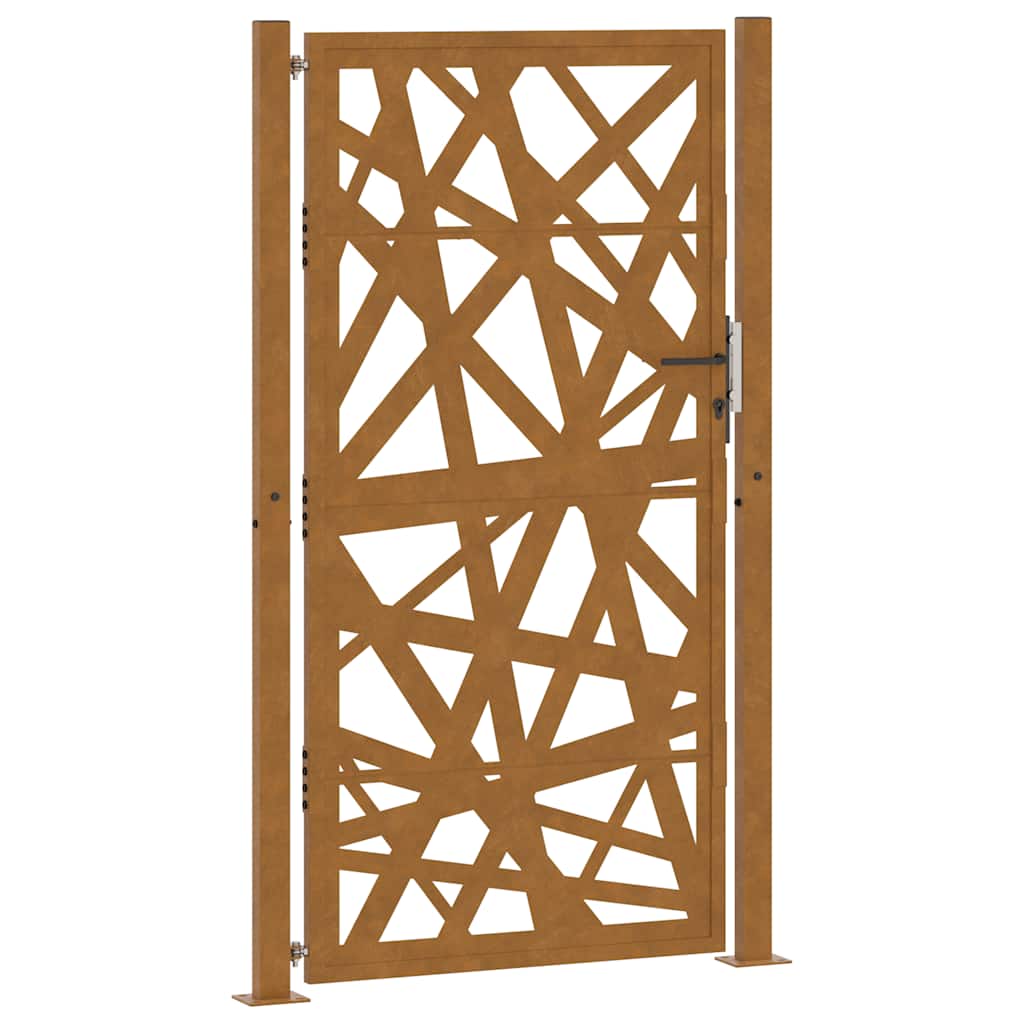 Puutarhan Portti 100X175 Cm Säänkestävä Teräs Valodesign
