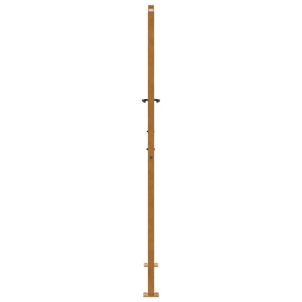 Puutarhan Portti 100X175 Cm Säänkestävä Teräs Valodesign