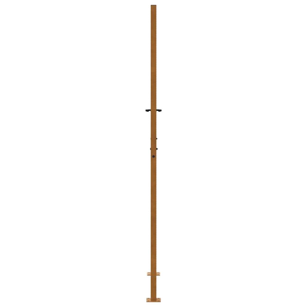 Puutarhan Portti 100X200 Cm Säänkestävä Teräs Ristikuvio