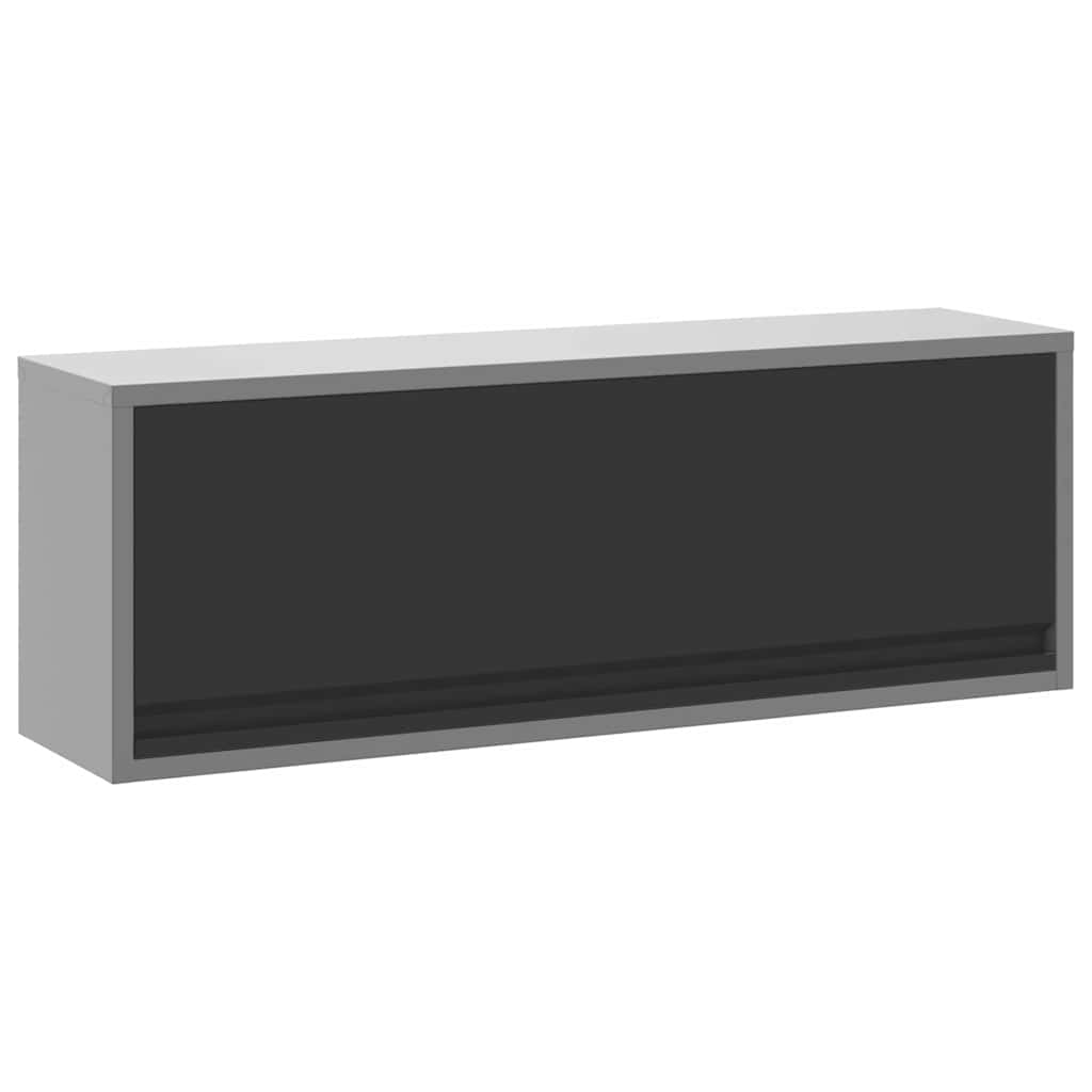 Työkalukaappi Säilytystilassa Mustat Ja Harmaa 100 X 25 X 35 Cm