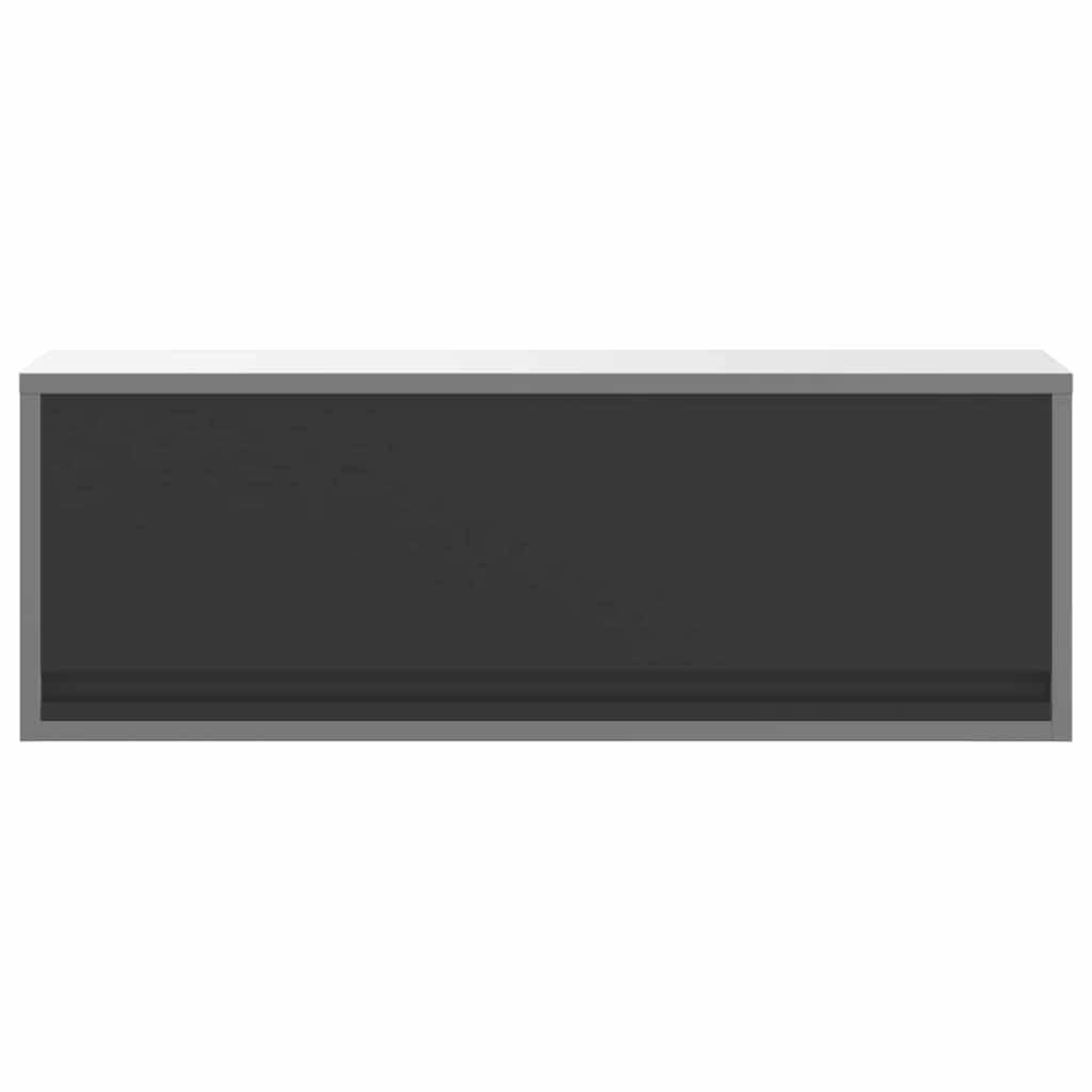 Työkalukaappi Säilytystilassa Mustat Ja Harmaa 100 X 25 X 35 Cm