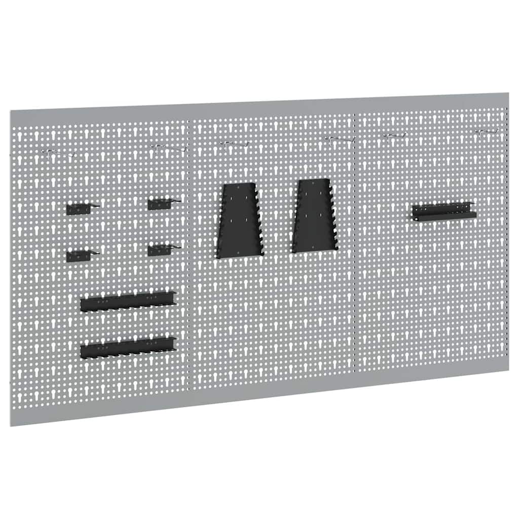 Työkaluseinäpaneeli 3 Kpl Harmaa 150 X 1 X