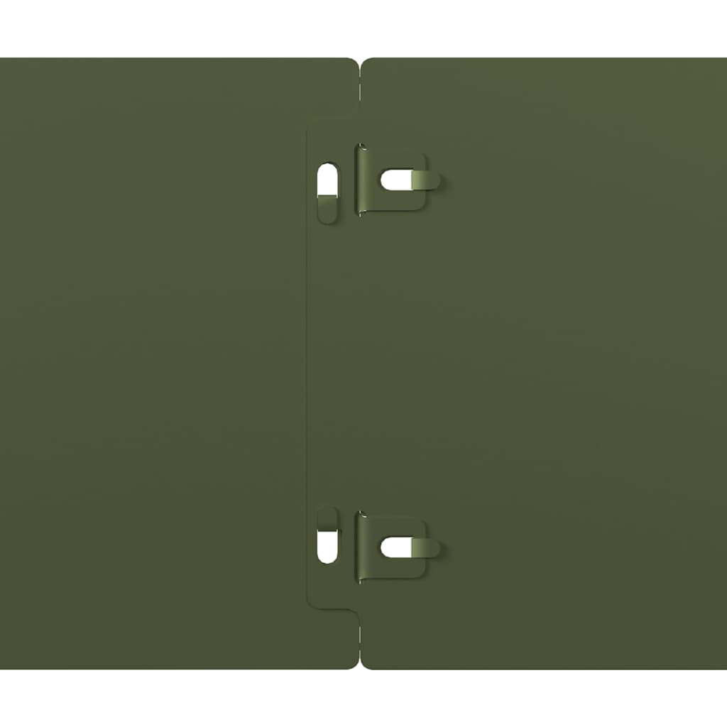 Nurmikon Reunalistat 10 Kpl Oliivinvihreä 15X103 Cm