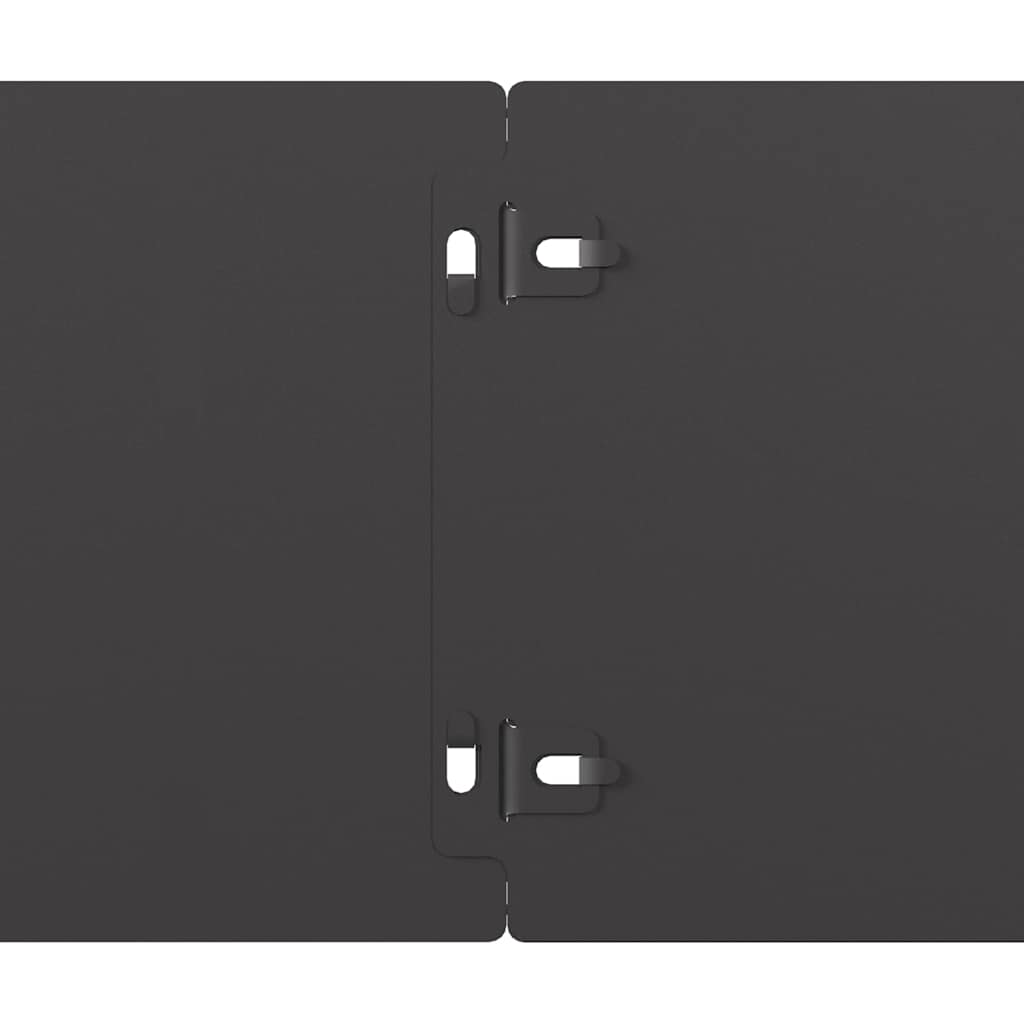Nurmikon Reunalistat 50 Kpl Musta 15X103Cm Kylmävalssattu Teräs